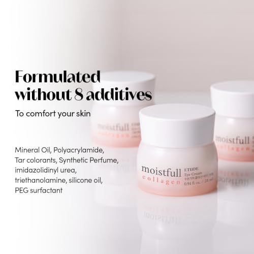 ETUDE Moistfull Collagen Korean Eye Cream, Hydrating, 0.94 fl oz - Product Imagery