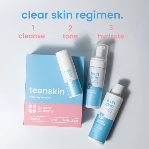 Teen Skin Care Kit 3-Step | Acne Face Wash Skin Care Regimen | - Product Imagery