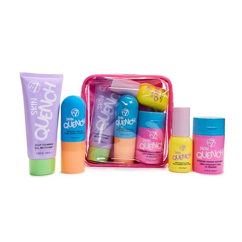 W7 Skin Quench Full Size Skincare Set - Aloe Vera and Ceramides - Product Imagery