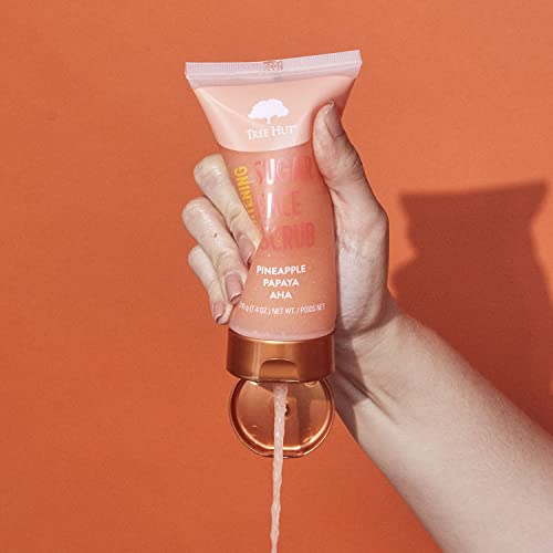 Tree Hut Pineapple & Papaya Brightening Face Scrub, 7.4 Fl Oz - Product Imagery