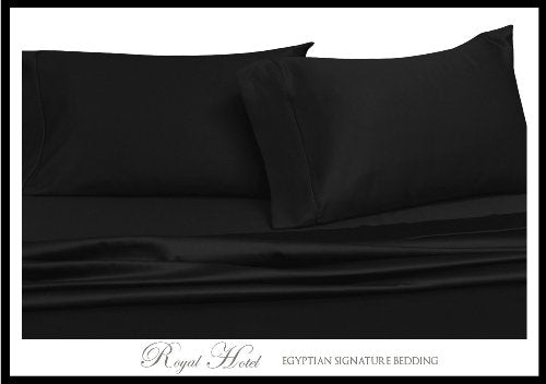 Royal Hotel Queen Sheets Set, 550 Thread Count Cotton Sateen - Product Imagery