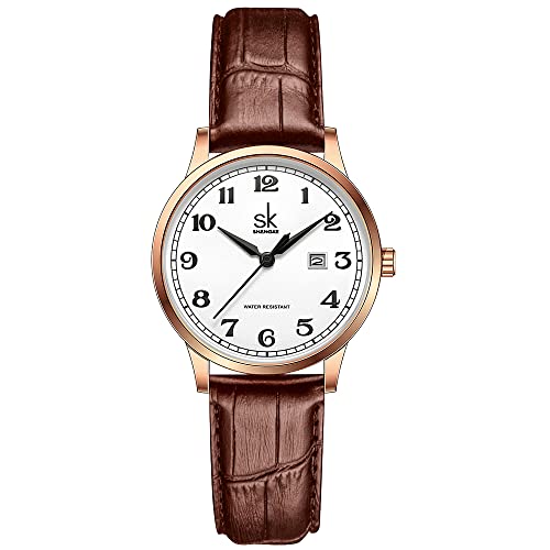 SHENGKE SK Classic Business Women Watches with Stainless Steel - Product Imagery