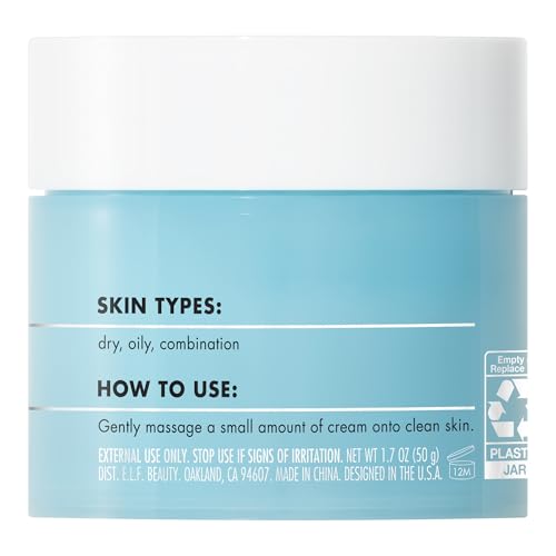 e.l.f. SKIN Holy Hydration! Face Cream with Hyaluronic Acid, - Product Imagery