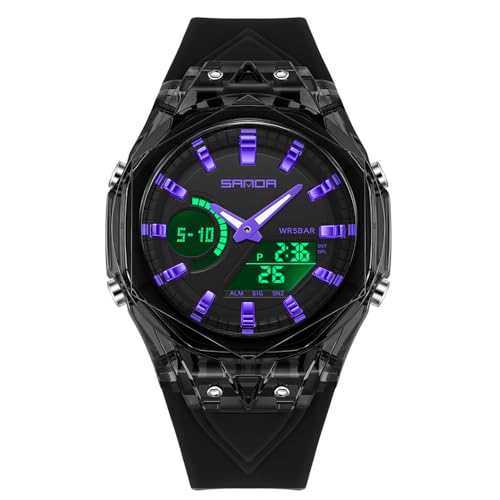 FANMIS Unisex Analog Digital Dual Display Watch Outdoor Sports - Product Imagery