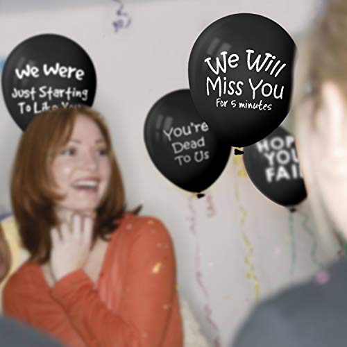 OIIKI 18Pack Party Decorations Balloon for Funny Coworker Going - Product Imagery