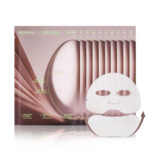 MEDIHEAL Retinol Collagen Cream Lifting Mask (4 Counts) - MEDIHEAL Official Product View 1