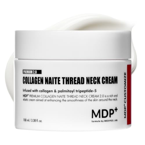 MDP+ Premium Collagen Naite Thread Neck Cream 2.0 | Skin Tightening, Firming, 3.38oz/100ml, Anti-Aging, Moisturizer Face Cream, Neck & Décolleté Wrinkles, Soft Smooth Skin - MDP Official Product View 1
