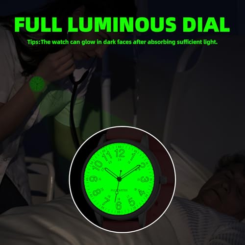 IBSO Nurse Watch for Nurse Medical Professionals Men Women Easy - Product Imagery