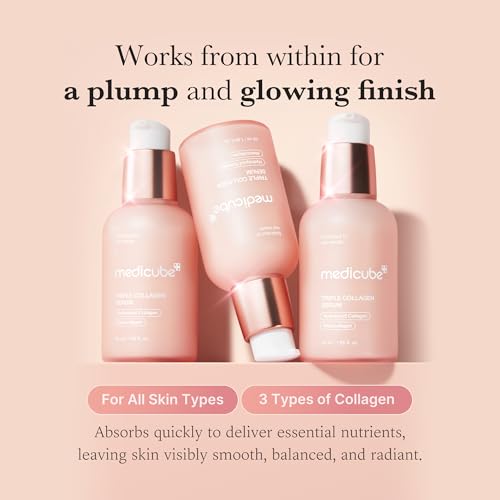 medicube Triple Collagen Nourish and Hydrate Duo - Serum and - Product Imagery