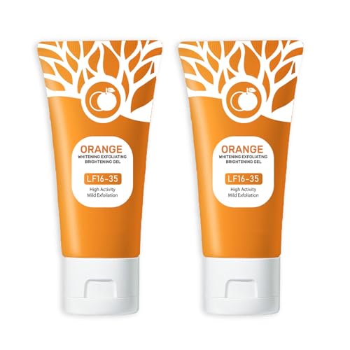 Orange Exfoliating Gel, Moisturizer Face Body Scrub Gel,Deep - Product Imagery