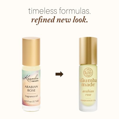 Kuumba Made Arabian Rose Fragrance Oil Roll-On, Alcohol-Free, - Product Imagery