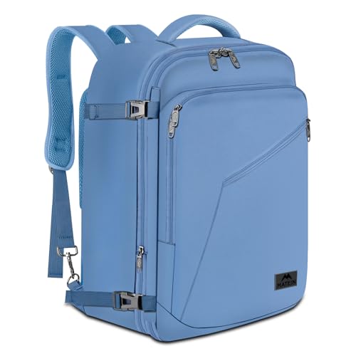 MATEIN Cute Backpack for Women, Expandable Carry on Backpack for - Product Imagery