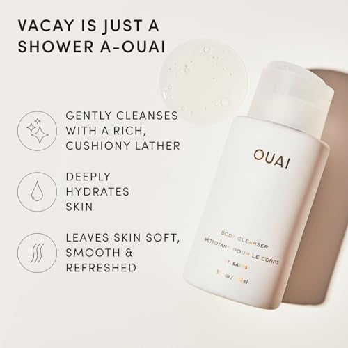 OUAI Body Cleanser - Foaming Body Wash - St. Barts (10 Fl Oz) - Product Imagery