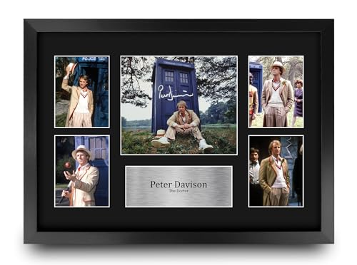 HWC Trading Peter Davison Doctor Who Gifts Printed Signed - Product Imagery