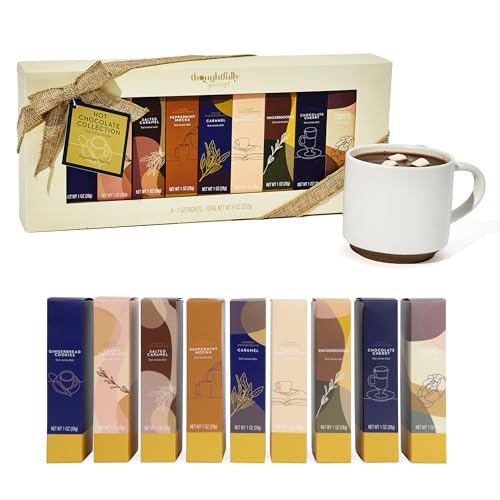 Hot Chocolate Gift Set Gourmet Cocoa Mix Collection Gift Box - Thoughtfully Official Imagery - 1