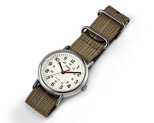 Timex Weekender 38mm Unisex Analog Watch | INDIGLO Backlight | - Product Imagery