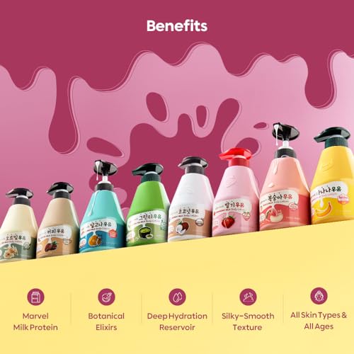 KWAILNARA Coconut Milk Body Lotion (19.75 Fl Oz) – Korean Body - Product Imagery