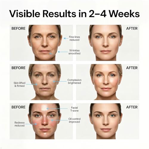 7-Color LED Red Light Therapy for Face & Neck Massager | - Product Imagery