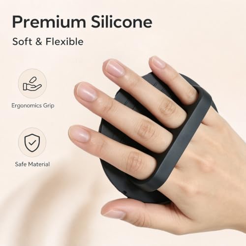 2 Pack Exfoliating Glove Set, Silicone Body Scrubber for Shower - Product Imagery