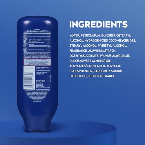 NIVEA Nourishing In Shower Lotion Moisturizer, Multipack, 3 x - Product Imagery