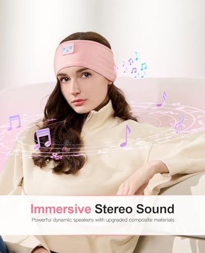 Perytong Sleep Headphones Wireless, Bluetooth Sports Headband - Product Imagery