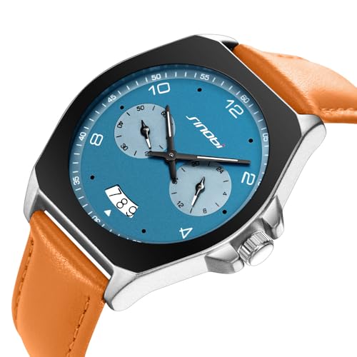 SINOBI Men’s Fashion Business Watch Analog Quartz Waterproof - Product Imagery