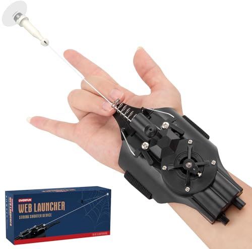 OVERFUN Web Launcher String Shooter Spider Toy - Product Imagery
