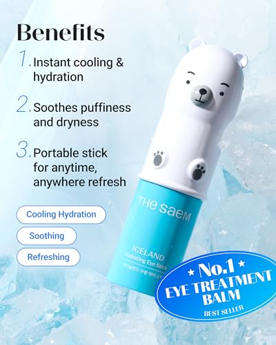 THESAEM Iceland Hydrating Eye Stick - Cooling Balm - Dark - Product Imagery