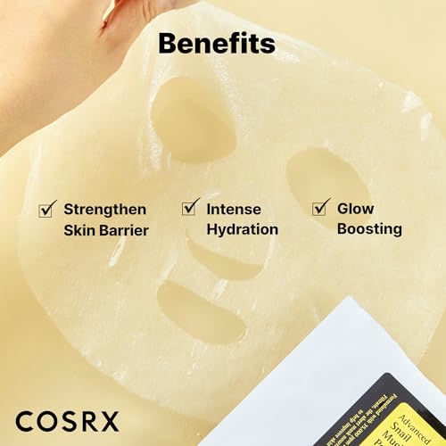 COSRX Snail Mucin Sheet Mask 10 EA with Snail Mucin Serum - Product Imagery