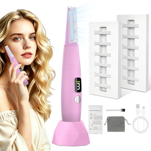 Sonic Dermaplane Razor for Women Face Hair Peach Fuzz - YAORUTY Official Imagery - 1