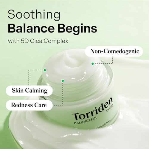 Torriden BALANCEFUL Cream 80ml (2.70 fl.oz.) | Soothing and - Product Imagery
