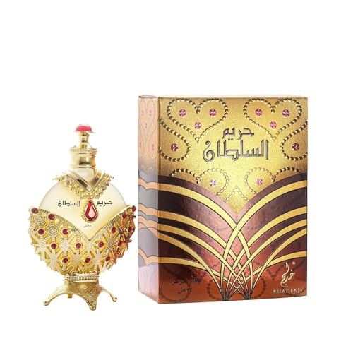 KHADLAJ PERFUMES Hareem Al Sultan Gold Concentrated Perfume Oil - Product Imagery