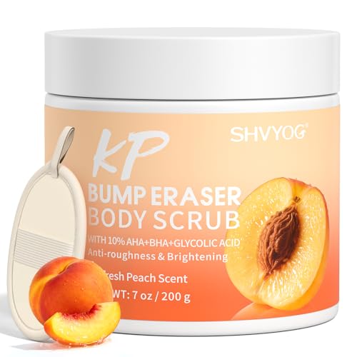 SHVYOG KP Bump Eraser Body Scrub with 10% AHA+BHA & Glycolic Acid, Exfoliating - SHVYOG Official Product View 1