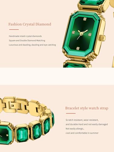 BESTKANG Luxury Crystal Bangle Watch Ladies' Fashion Waterproof - Product Imagery
