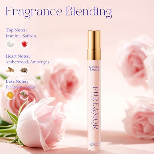 PUREAMOR Pheromones Perfumes for Women, Saffron Amber Extrait de - Product Imagery