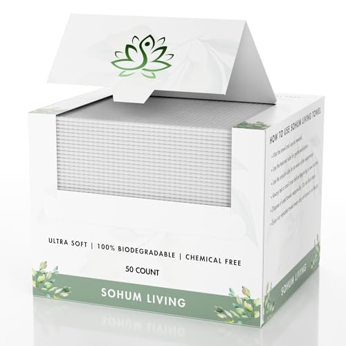 Clean Towels for Face XL Disposable Ultrasoft Clean Skin - Sohum Living Official Imagery - 1