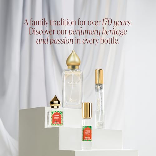 Nemat Amber Perfume Oil Roll-On for Women & Men, 10 ml - Product Imagery