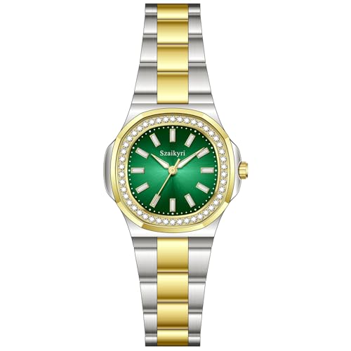 Szaikyri Elegant Watch for Women with Crystal Accented Solid - Product Imagery