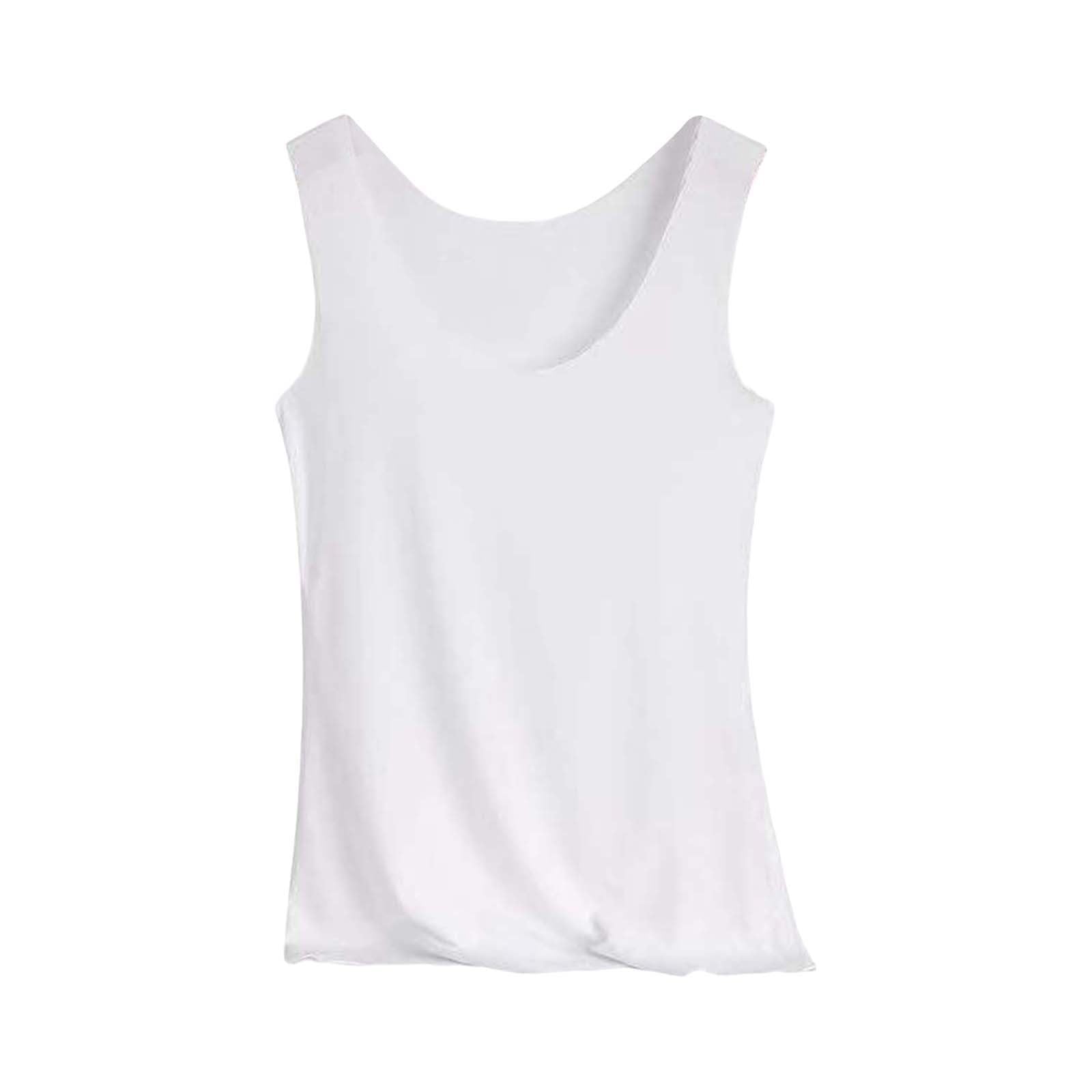 Tank Tops For Women 2025 Summer Ice Silk Camisole Tops Seamless Deep S - View 1