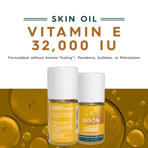 JASON Vitamin E 32,000 IU Moisturizing Oil , For Targeted - Product Imagery