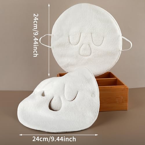 2 Pcs Face Masks Spa,Steam Mask,Face Towels Reusable Hot - Product Imagery