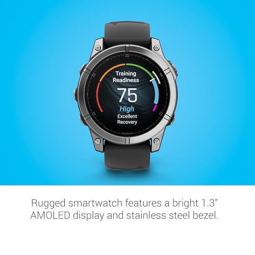 Garmin fēnix® E, Multisport GPS Smartwatch, 47mm, Stainless - Product Imagery