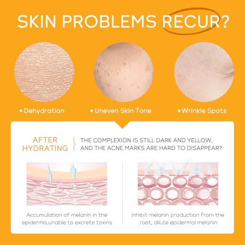 Vitamin C Skin Care Set, 5 Pcs Vitamin C Skin Care Kit with Face - Product Imagery