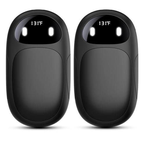 Hand Warmers Rechargeable 2 Pack, AI Smart Chips 20Hrs Long Safe - Product Imagery