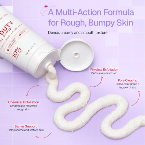 DERMAdoctor KP Bump Eraser Body Scrub for Keratosis Pilaris, 8 - Product Imagery