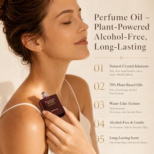 Dear Irean Perfume Oils for Women, Roll on Long Lasting Floral - Product Imagery