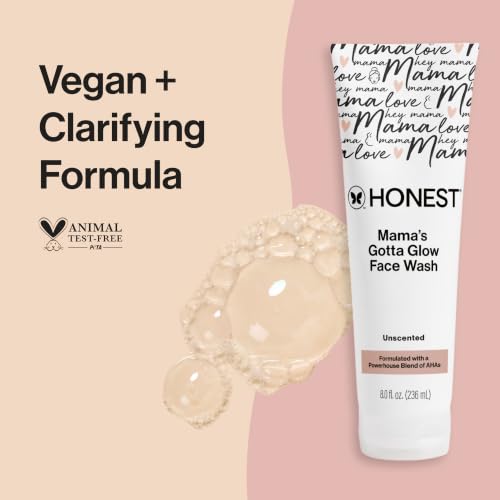 The Honest Company Mama's Gotta Glow Face and Body Wash, 8 fl oz - Product Imagery