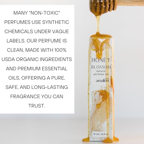 Amallow All Natural Non-Toxic Perfume Roller - Made With Pure - Product Imagery