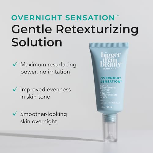 Bigger Than Beauty Overnight Sensation Retexturizing Solution, - Product Imagery