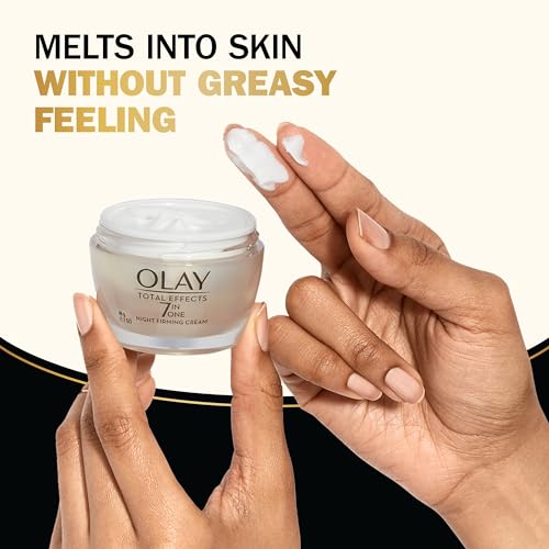 Olay Total Effects Anti-Aging Night Firming Cream & Face - Product Imagery